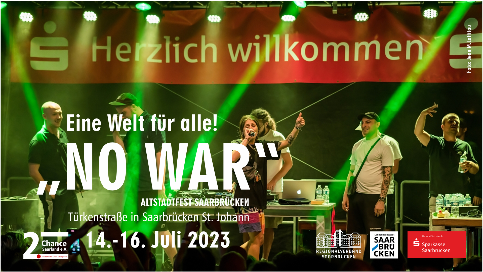 You are currently viewing “NO WAR” – Eine Welt für alle! | Altstadtfest Saarbrücken